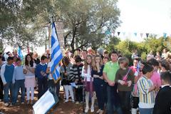 Εορτασμοί 25ης Μαρτίου στην Εθνική Ελληνική Μειονότητα με τη φροντίδα της Δ.Ε.Ε.Ε.Μ. ΟΜΟΝΟΙΑ