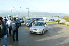 Κατάληψη πλωτής γέφυρας από τους φοιτητές του ΤΕΙ Λευκάδας