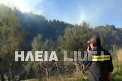 Μεγάλη φωτιά ξέσπασε στον Πύργο