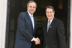 Αναστασιάδης: Δεδομένη η στήριξη της Ελλάδας