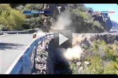 Παραλίγο να πέσει στο γκρεμό ο Κούμπιτσα (video)