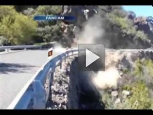 Φωτογραφία για Παραλίγο να πέσει στο γκρεμό ο Κούμπιτσα (video)