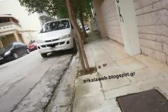 Πρόβλημα στα Τρίκαλα με τα κόπρανα σκύλων πάνω στα πεζοδρόμια