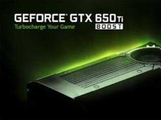 Φωτογραφία για Νέα Nvidia GTX 650 Ti Boost με ρυθμιζόμενη συχνότητα πυρήνα