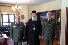 Εθιμοτυπική επίσκεψη του Διοικητή Δ'ΣΣ στον Μητροπολίτη Αλεξανδρουπόλεως
