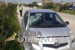 Θανατηφόρο τροχαίο στην ΕΟ Πύργου - Πατρών, 51χρονη παρεσύρθη απο Ι.Χ.