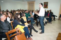 Ομιλία του Λγου (ΥΙ) Λούκα Θωμά για τις πρώτες βοήθειες στους εκπαιδευτικούς της Λήμνου