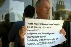 Κύπριος στήνει στον τοίχο τον διεθνή Τύπο για την κρίση