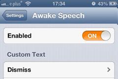Awake Speech: Cydia tweak update v 1.2.0-1
