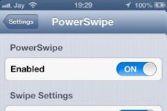 PowerSwipe: Cydia tweak new free