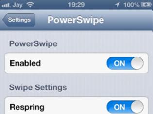 Φωτογραφία για PowerSwipe: Cydia tweak new free