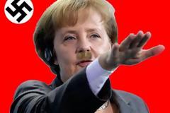Οι Γερμανοί απορούν γιατί απεικονίζεται η Μέρκελ ως Χίτλερ