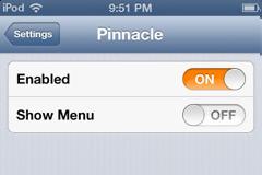 Pinnacle: Cydia tweak new