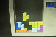 Τρισδιάστατο Tetris φτιαγμένο με κιμωλία!