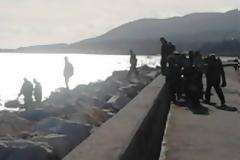 Άγιο είχε 52χρονη οπου μετά από ξαφνική ζάλη έπεσε μέσα στην θάλασσα στην Μυτιλήνη