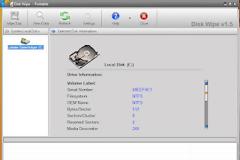 Disk Wipe: σβήσιμο για πάντα