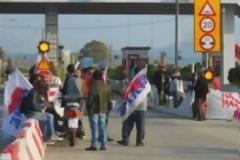 Συμβολική κατάληψη των διοδίων της υποθαλάσσιας ζεύξης Ακτίου-Πρέβεζας