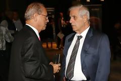 Προπόνηση υπό το βλέμμα των προέδρων