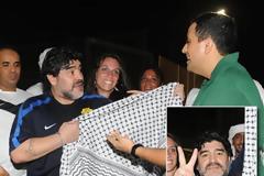 O Ντιεγκίτο για την Παλαιστίνη...
