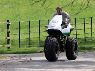 Φωτογραφία για Το θρυλικό Sinclair C5 έγινε… monster bike