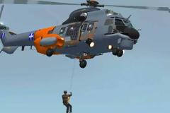 Super Puma παρέλαβε ασθενή από πλοίο