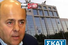 Ο απεργοσπάστης Αλαφούζος στο κάτεργο του ΣΚΑΪ