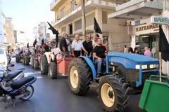 Τα τρακτέρ κατέβηκαν στην Τρίπολη