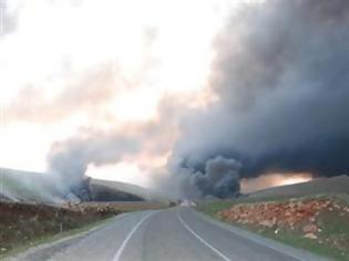 Φωτογραφία για Έκρηξη στον αγωγό πετρελαίου Κιρκούκ-Τσεϊχάν στην Τουρκία