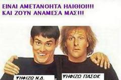 Αμετανόητοι ηλίθιοι ψηφοφόροι