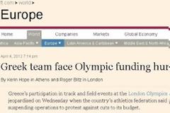 Financial Times: «Ντροπή Ολυμπιακοί Αγώνες χωρίς Ελλάδα»