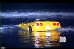 Του πήρε το κύμα την νοικιασμένη Corvette (Video)