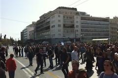 Έκλεισε η Λεωφόρος Αμαλίας λόγω πορείας