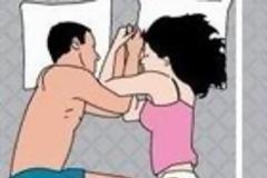 Πως κοιμούνται τα περισσότερα ζευγάρια?