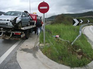 Φωτογραφία για Τρακάρισμα στην Εγνατία Οδό στην έξοδο Παραμυθιάς!