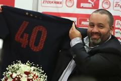 Το επετειακό «ερυθρόλευκο» λογότυπο για τα 40 πρωταθλήματα