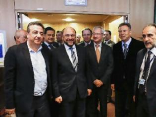 Φωτογραφία για Συνάντηση Martin Schulz με Αρναουτάκη στις Βρυξέλλες