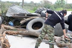 Παραμένουν τα μπλόκα στην Ιερισσό