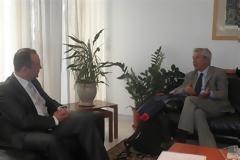 Η ακτοπλοϊκή σύνδεση Θεσσαλονίκης-Σκοπέλου στο επίκεντρο της συνάντησης Θ. Καράογλου-Γ. Μιχελή