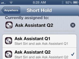 Φωτογραφία για AskAssistant: Cydia tweak free