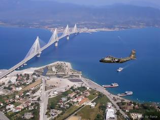 Φωτογραφία για H γέφυρα Ρίου - Αντιρρίου μέσα από τον φακό Ναυπάκτιου Πιλότου της Πολεμικής Αεροπορίας