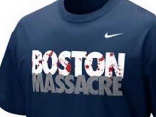 Φωτογραφία για Η Nike αποσύρει T-shirts με την επιγραφή «Η σφαγή της Βοστόνης»