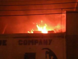 Φωτογραφία για Ολική καταστροφή σε γυμναστήριο στο νομό Κορινθίας από πυρκαγιά
