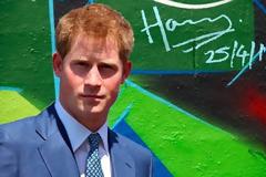 Πρίγκιπας Χάρι: Έβαλε την υπογραφή του σε... γκράφιτι