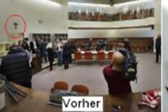 ΓΕΡΜΑΝΙΑ: Κατέβασαν τον σταυρό από το δικαστήριο για να μην ενοχληθούν οι Τούρκοι