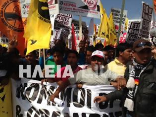 Φωτογραφία για Hλεία: Ξεσηκωμός χιλιάδων αλλοδαπών εργατών σε αντιρατσιστικό συλλαλητήριο στη Ν.Μανωλάδα - Δείτε video