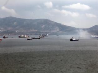 Φωτογραφία για Μεσσηνία: Σύγκρουση φορτηγών πλοίων ανοιχτά της Μεθώνης
