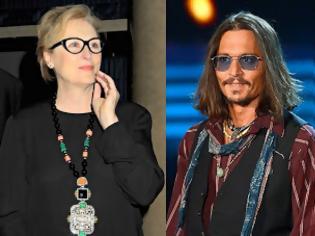 Φωτογραφία για Το ραντεβού του Johnny Depp με τη Meryl Streep που… άργησε