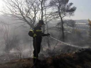 Φωτογραφία για Ηράκλειο: Παραλίγο να καεί ζωντανός από φωτιά σε χωράφι