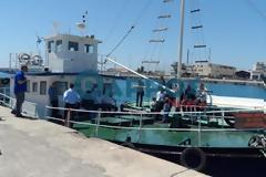 Οι σοροί τον άτυχων ναυτικών στο λιμάνι της Καλαμάτας