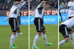 Δεν πήρε το πέναλτι και...έσκισε τα ρούχα του!